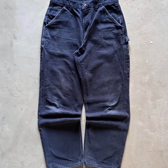 carhartt distressed faded single knee cargo pants - Picture 4 of 8